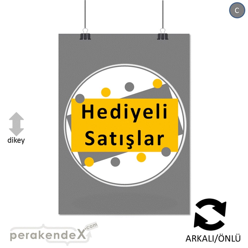 hediyeli satışlar SERT PLASTİK POSTER -dikdörtgen,çift yön baskı