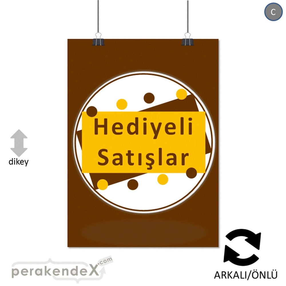 hediyeli satışlar SERT PLASTİK POSTER -dikdörtgen,çift yön baskı