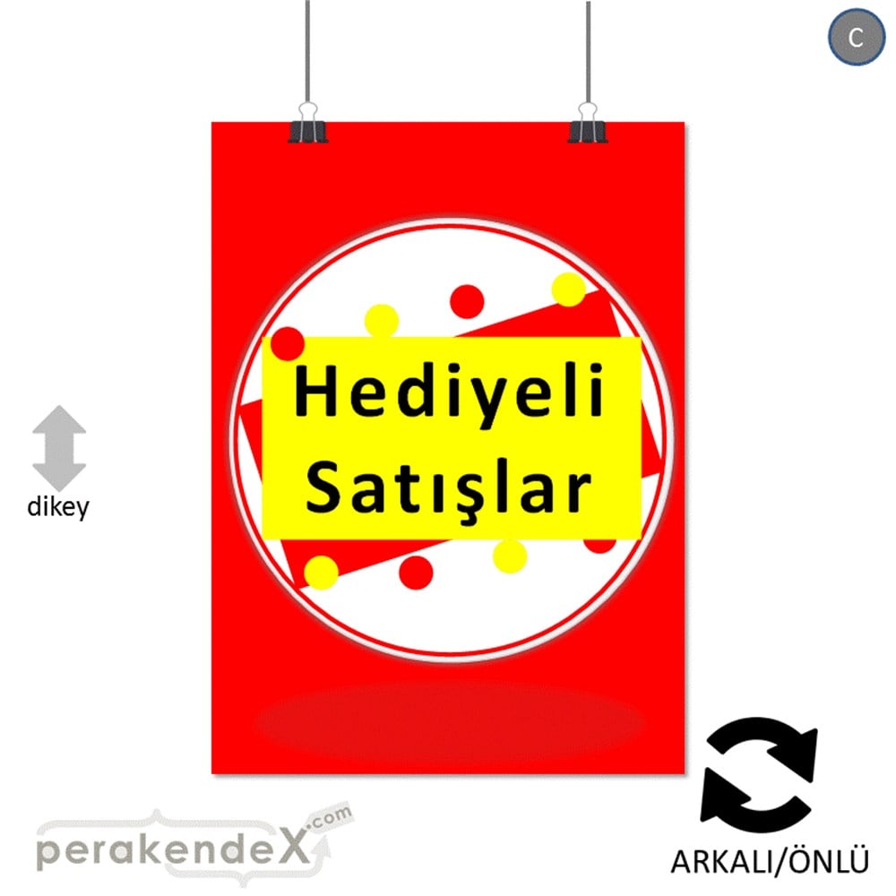 hediyeli satışlar SERT PLASTİK POSTER -dikdörtgen,çift yön baskı
