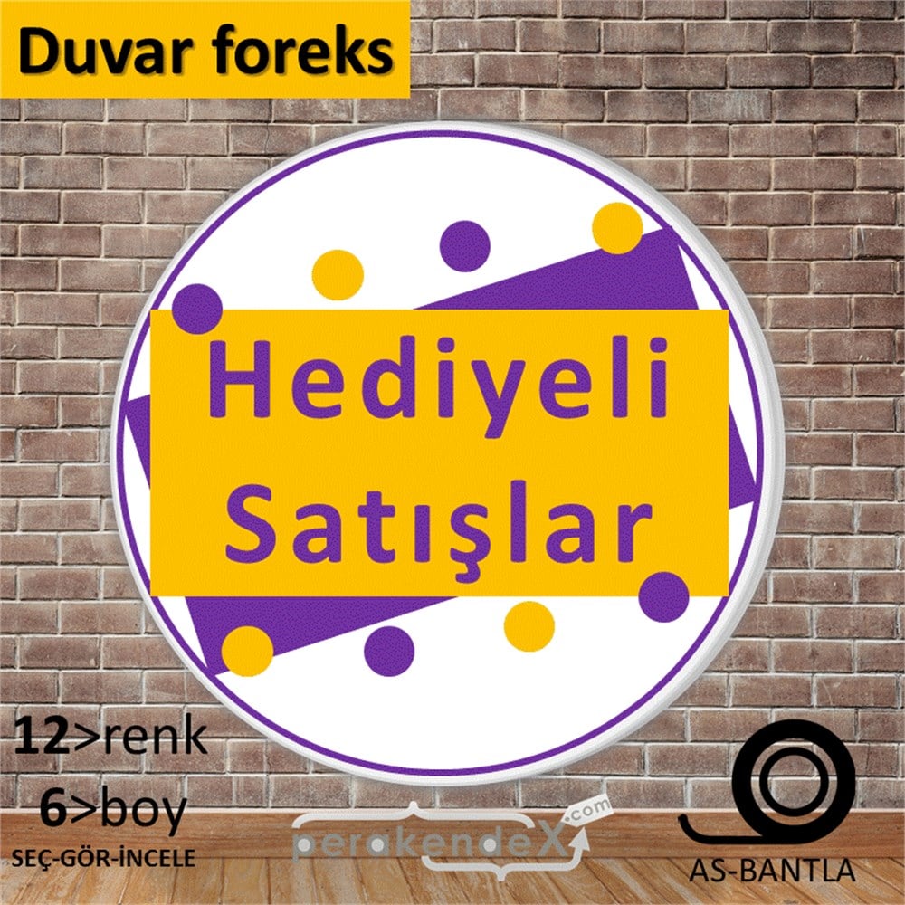 hediyeli satışlar SERT PLASTİK POSTER -oval,tek yön baskı