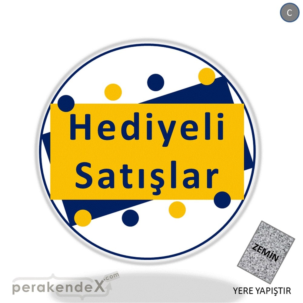 hediyeli satışlar YER ZEMİNE YAPIŞIR -oval,tek yön baskı