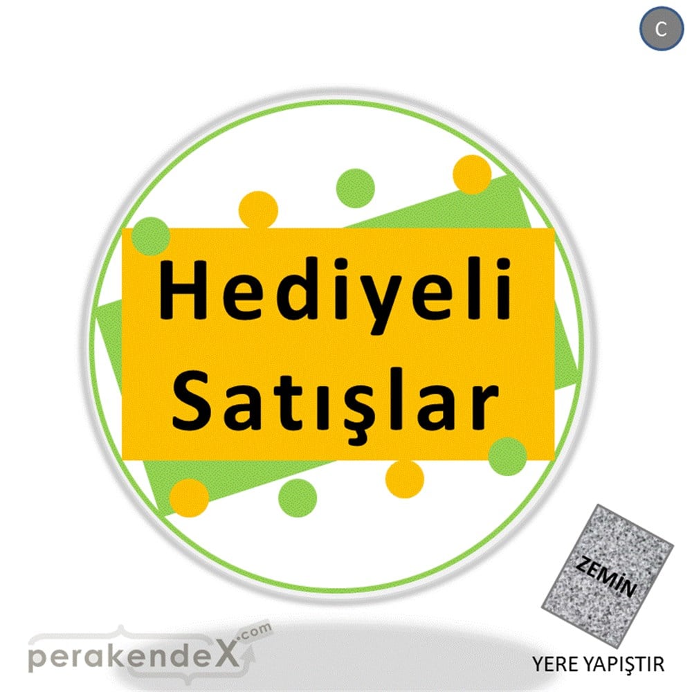 hediyeli satışlar YER ZEMİNE YAPIŞIR -oval,tek yön baskı