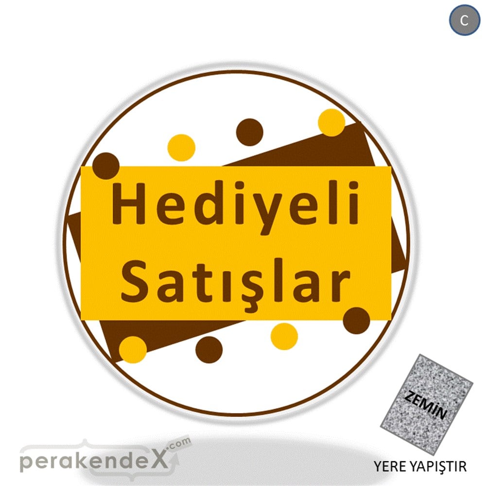 hediyeli satışlar YER ZEMİNE YAPIŞIR -oval,tek yön baskı
