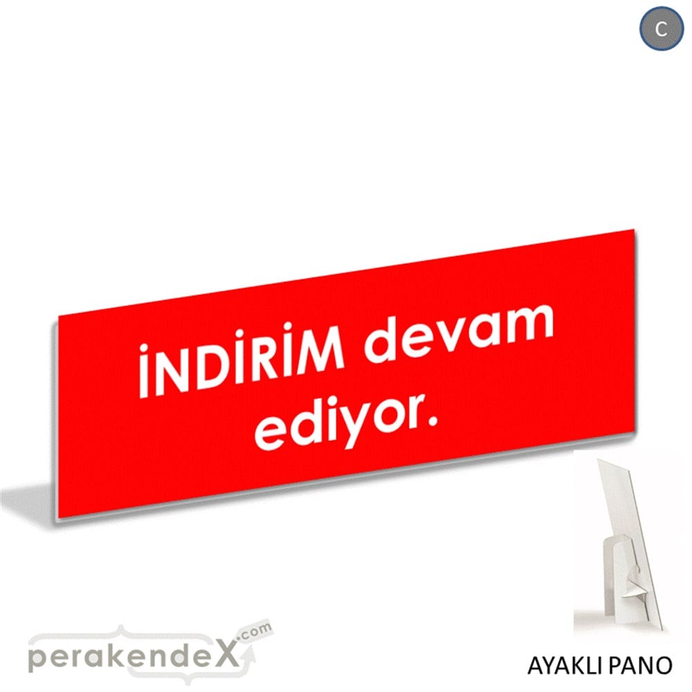 indirim devam ediyor KARTON AYAKLI POSTER,  PANO (BANNER) -dikdörtgen,tek yön baskı