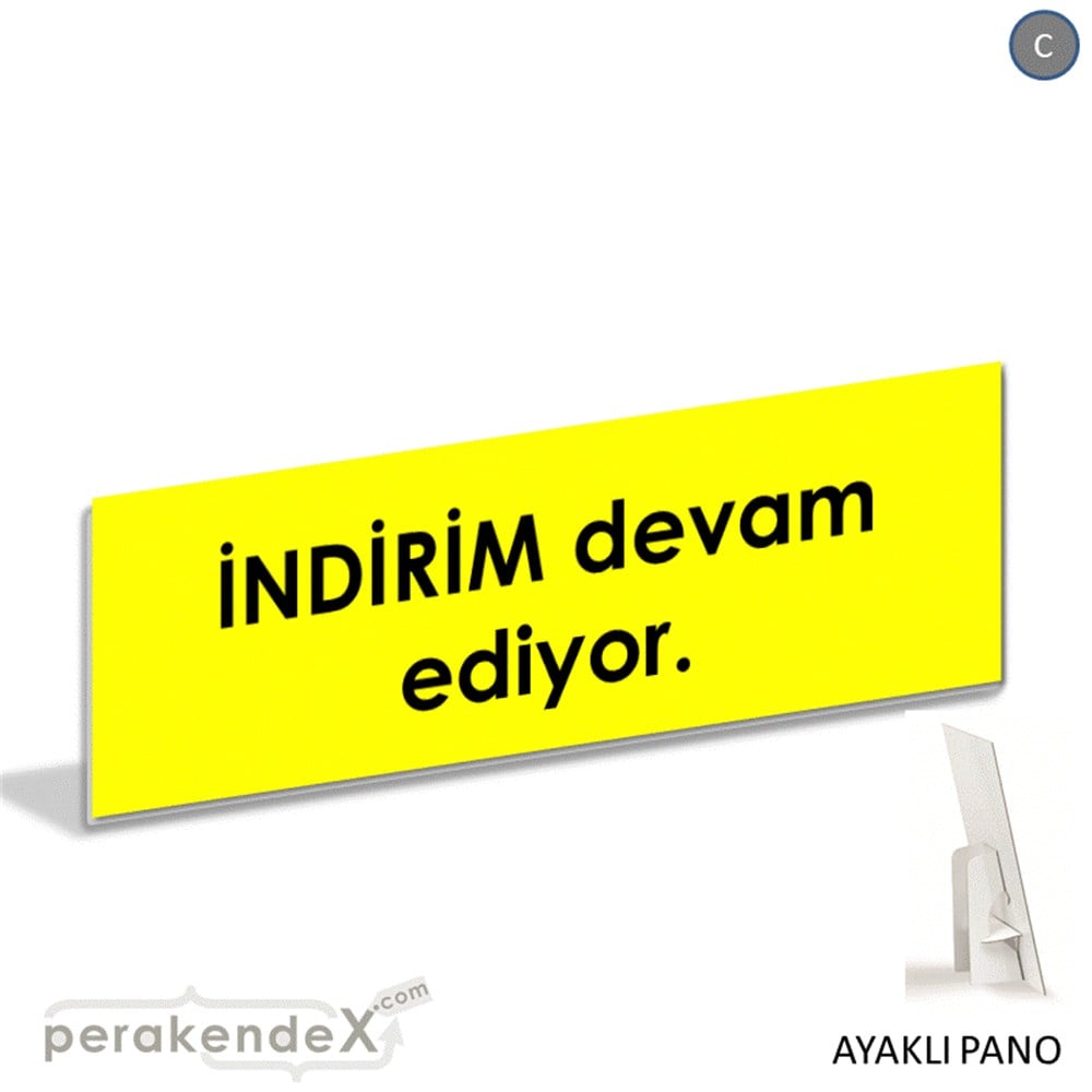 indirim devam ediyor KARTON AYAKLI POSTER,  PANO (BANNER) -dikdörtgen,tek yön baskı