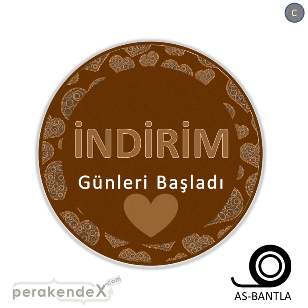 indirim günleri başladı SERT PLASTİK POSTER -oval,tek yön baskı