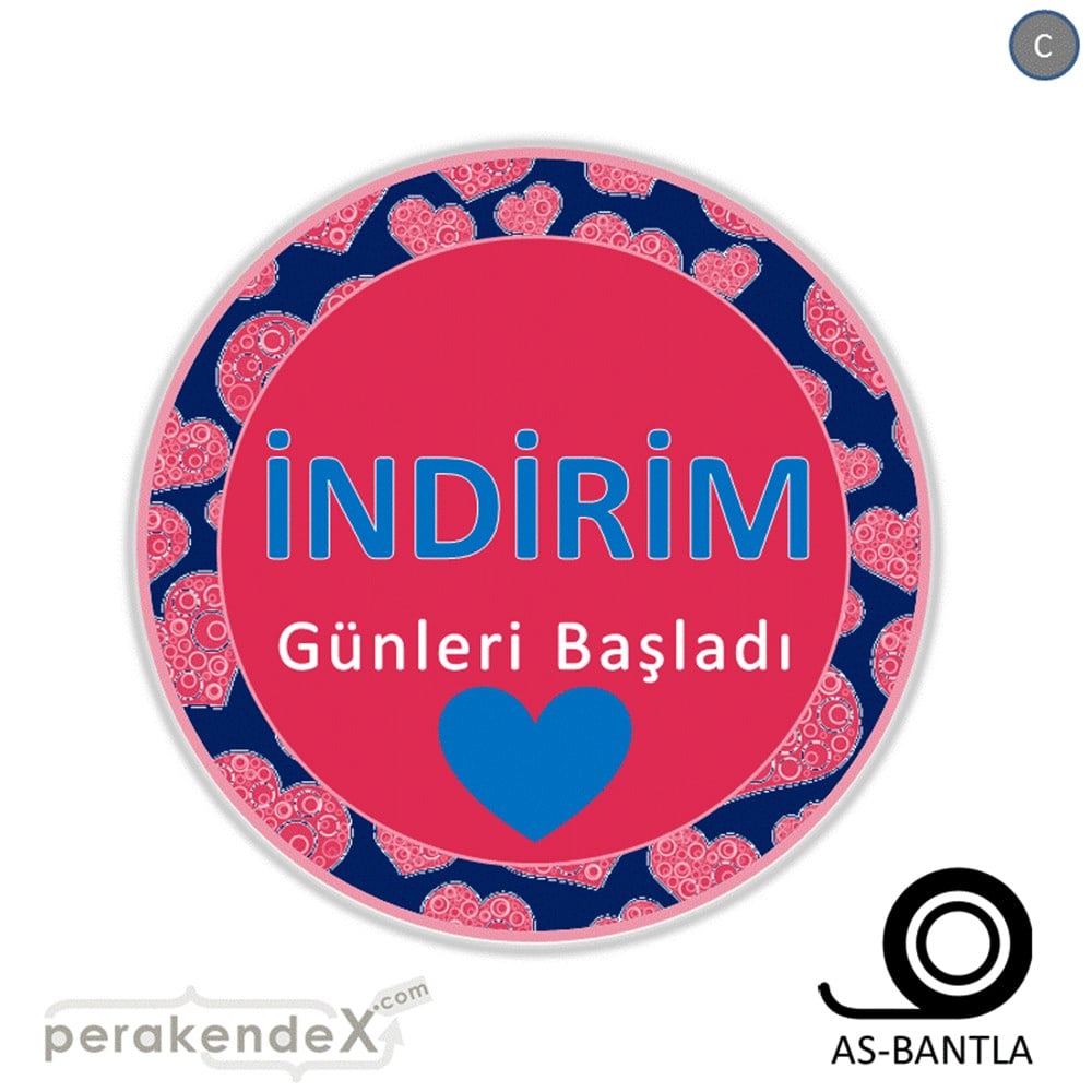 indirim günleri başladı SERT PLASTİK POSTER -oval,tek yön baskı