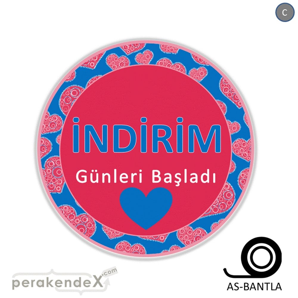 indirim günleri başladı SERT PLASTİK POSTER -oval,tek yön baskı