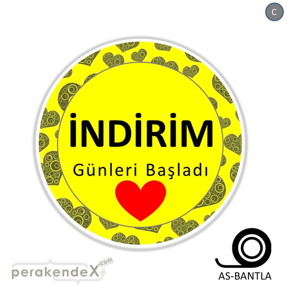 indirim günleri başladı SERT PLASTİK POSTER -oval,tek yön baskı