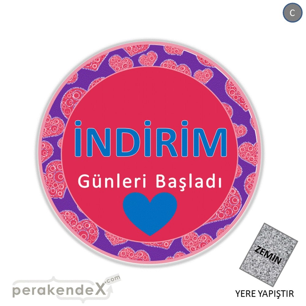 indirim günleri başladı YER ZEMİNE YAPIŞIR -oval,tek yön baskı
