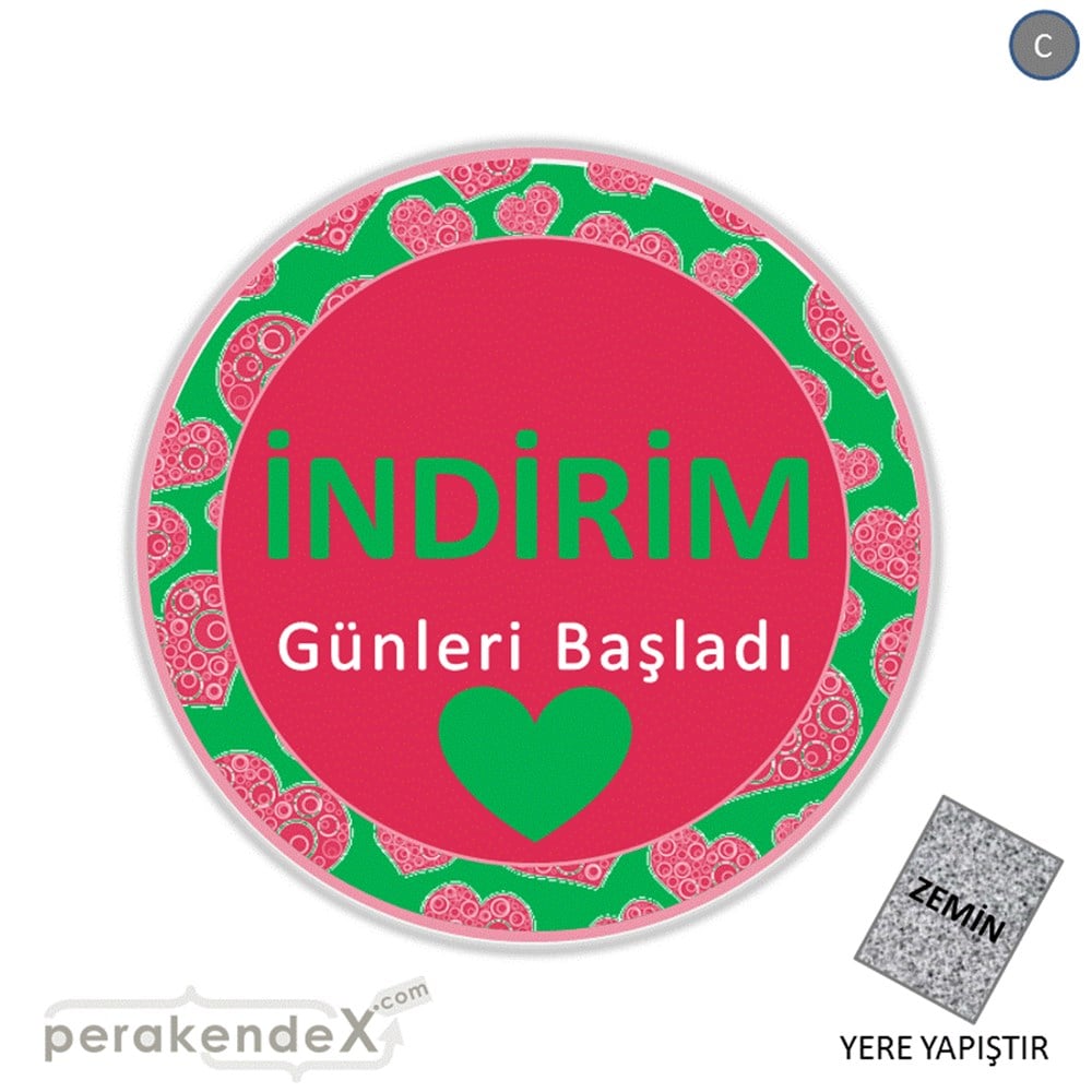 indirim günleri başladı YER ZEMİNE YAPIŞIR -oval,tek yön baskı