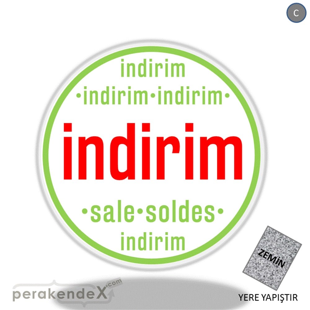 indirim sale soldes YER ZEMİNE YAPIŞIR -oval,tek yön baskı