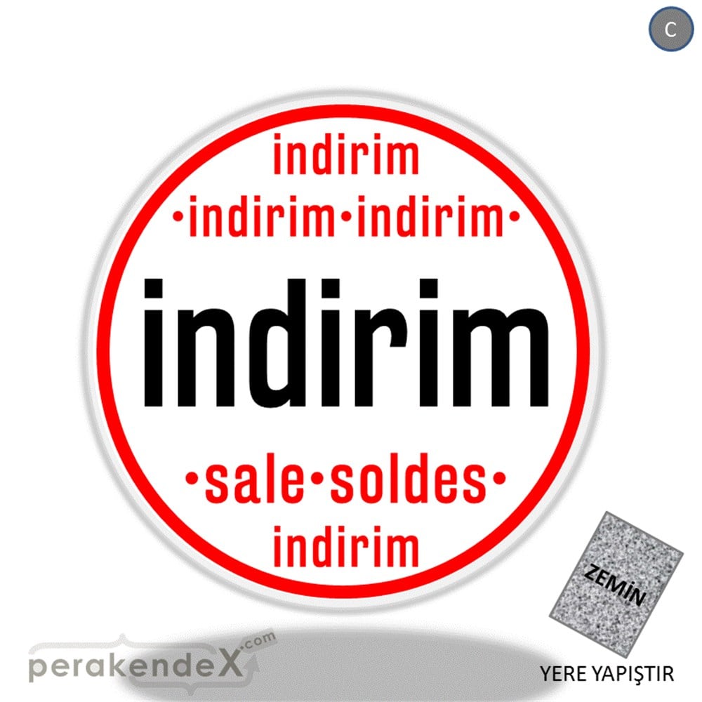 indirim sale soldes YER ZEMİNE YAPIŞIR -oval,tek yön baskı