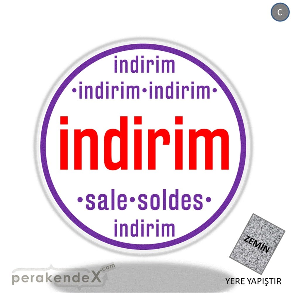 indirim sale soldes YER ZEMİNE YAPIŞIR -oval,tek yön baskı