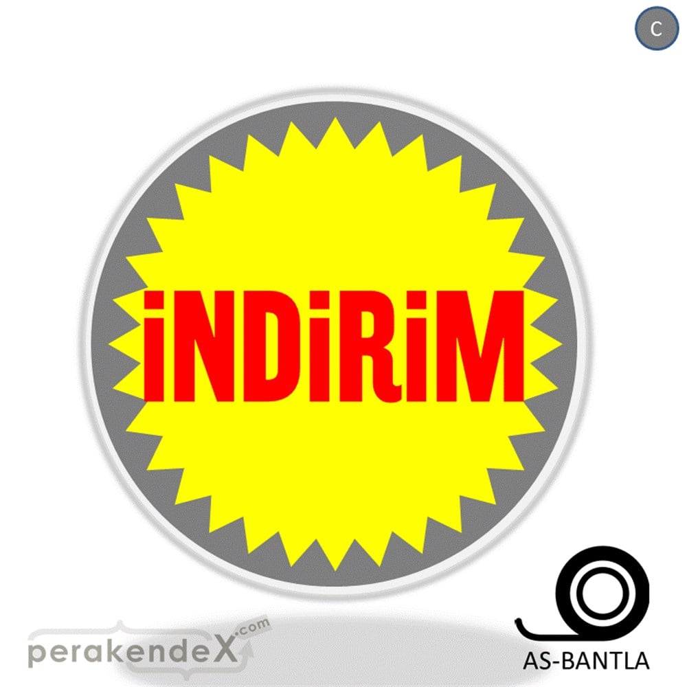 indirim SERT PLASTİK POSTER -oval,tek yön baskı