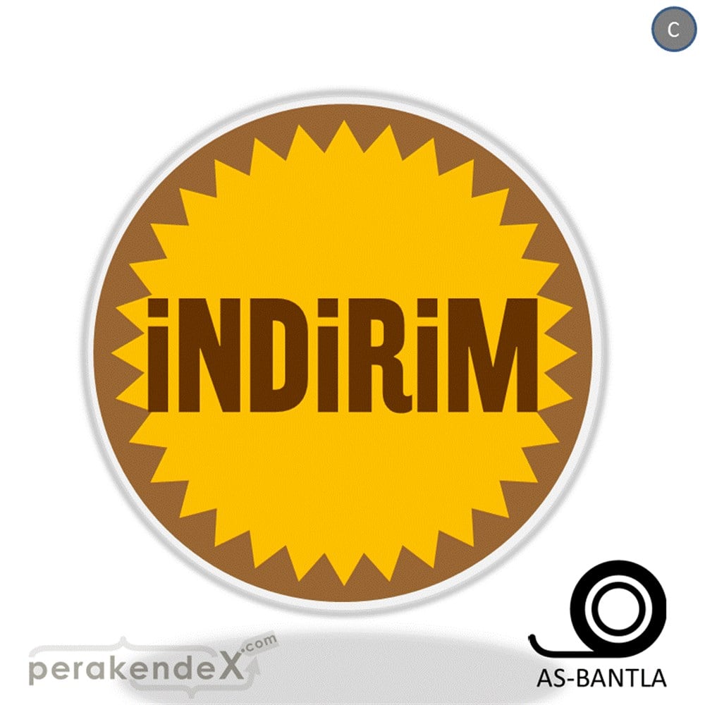 indirim SERT PLASTİK POSTER -oval,tek yön baskı