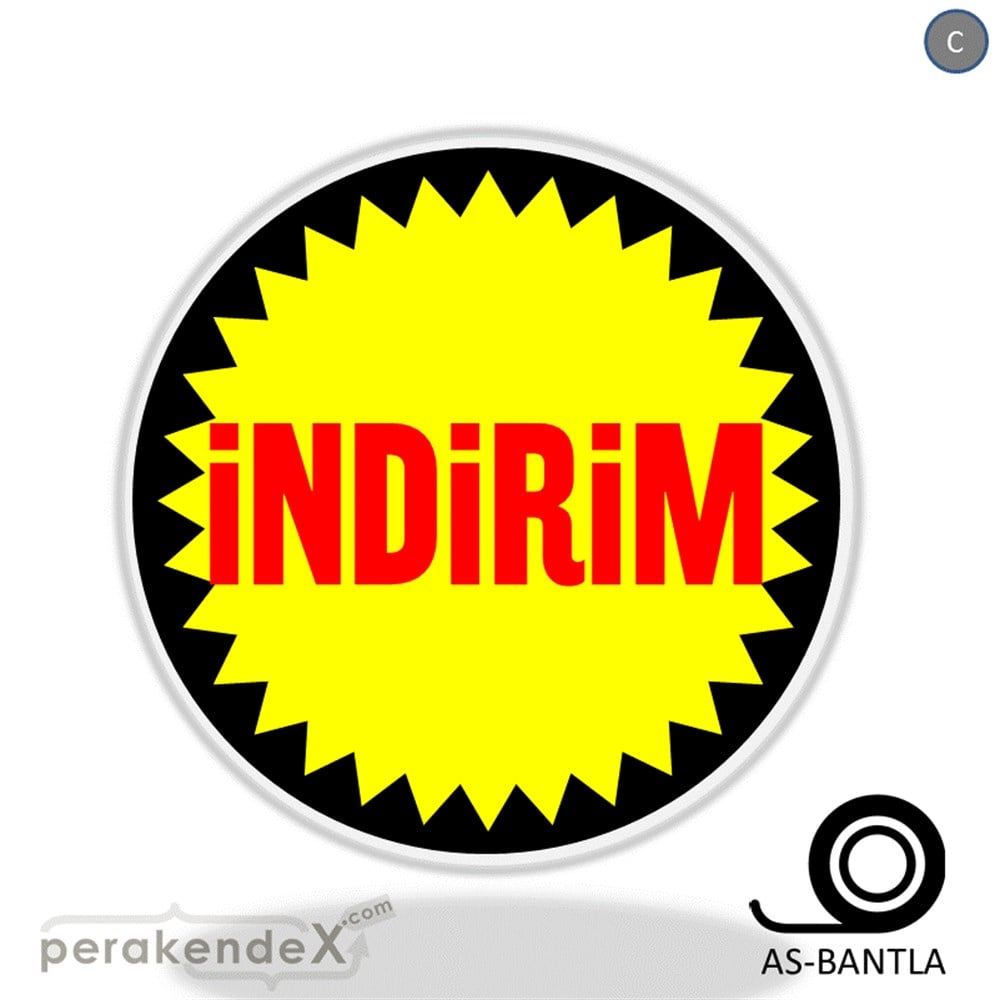 indirim SERT PLASTİK POSTER -oval,tek yön baskı