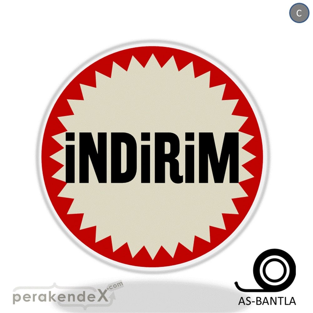 indirim SERT PLASTİK POSTER -oval,tek yön baskı