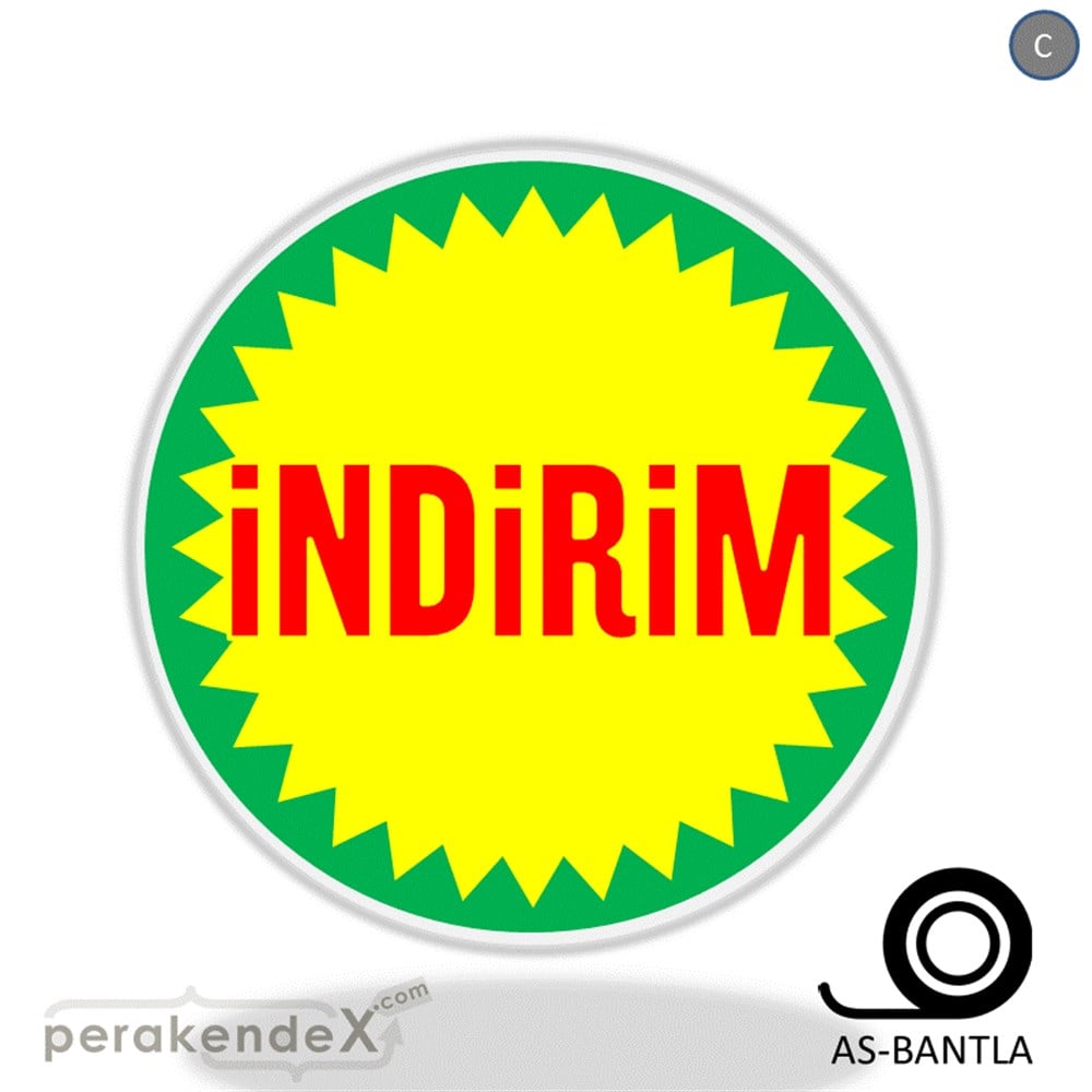 indirim SERT PLASTİK POSTER -oval,tek yön baskı
