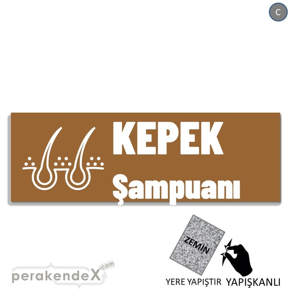 Kepek Şampuanı Çeşitleri YER - ZEMİN FOLYO,  VİNİL (BANNER) -dikdörtgen,tek yön baskıyer - zemin folyo,  vinil