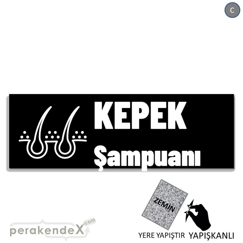 Kepek Şampuanı Çeşitleri YER - ZEMİN FOLYO,  VİNİL (BANNER) -dikdörtgen,tek yön baskıyer - zemin folyo,  vinil