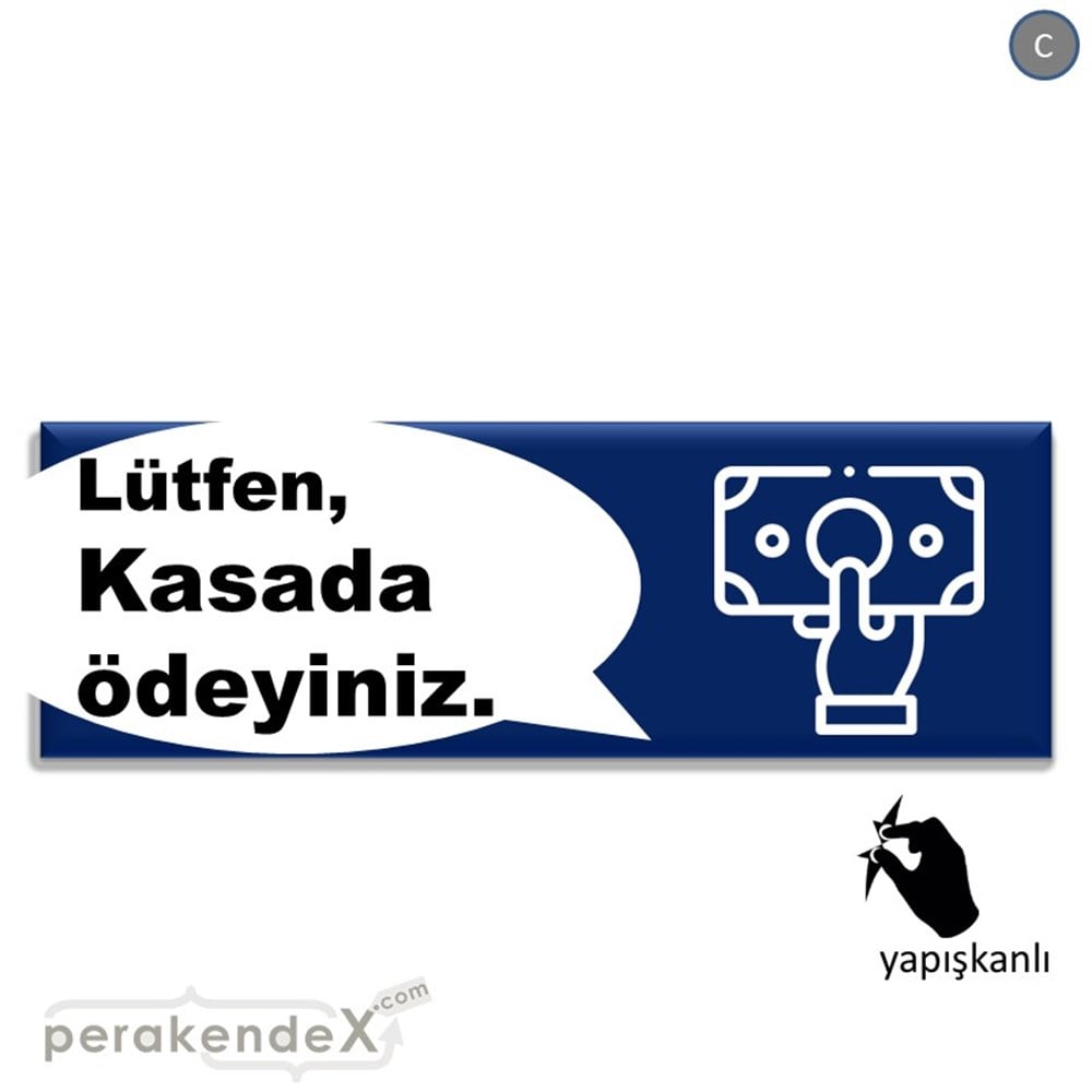 Lütfen Kasada Ödeyiniz VİTRİN, CAM FOLYO,  VİNİL (BANNER) -dikdörtgen,tek yön baskıvitrin - cam folyo,  vinil