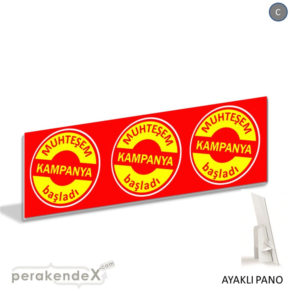 muhteşem kampanya başladı AYAKLI REKLAM BANNER -dikdörtgen,tek yön baskı