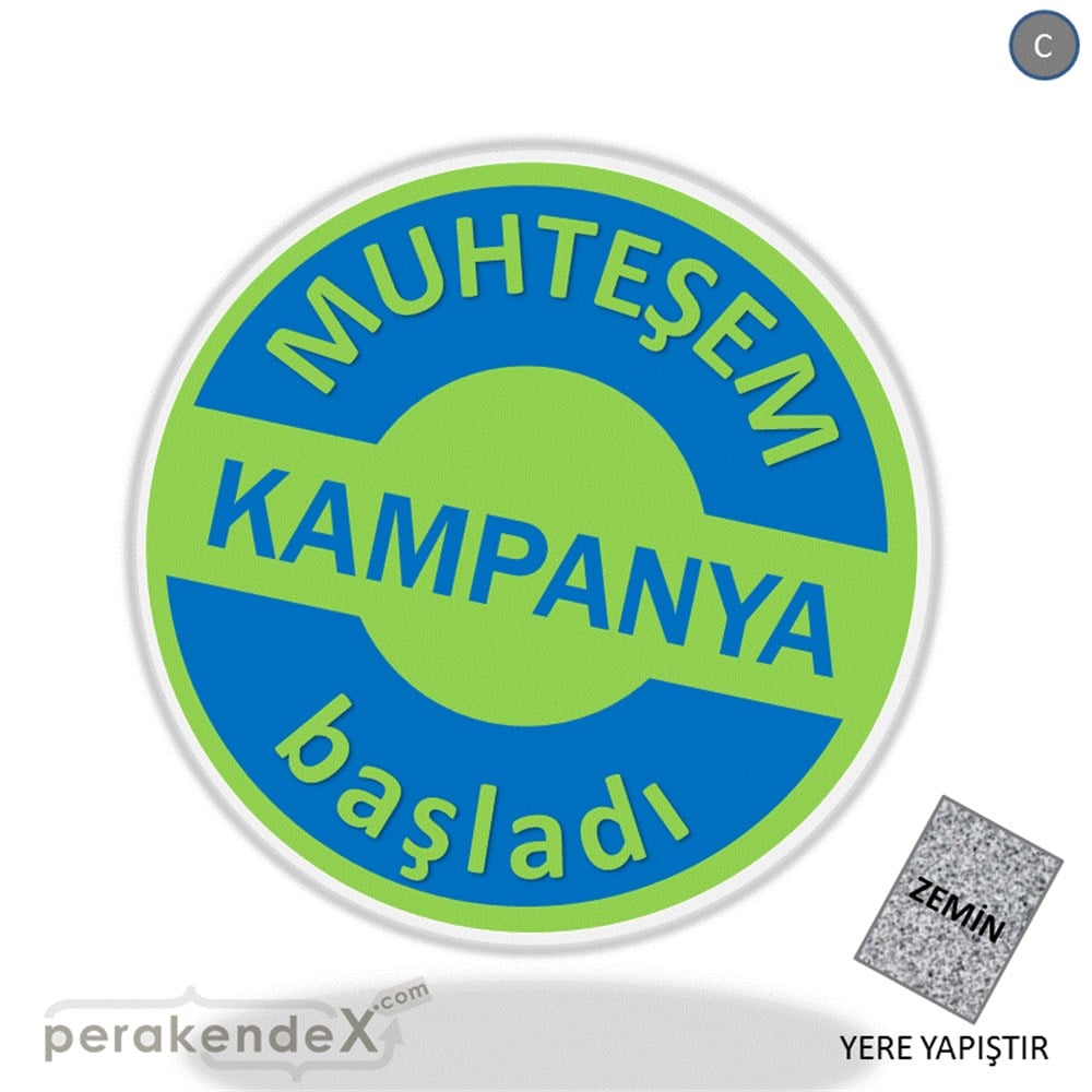 muhteşem kampanya başladı YER ZEMİNE YAPIŞIR -oval,tek yön baskı