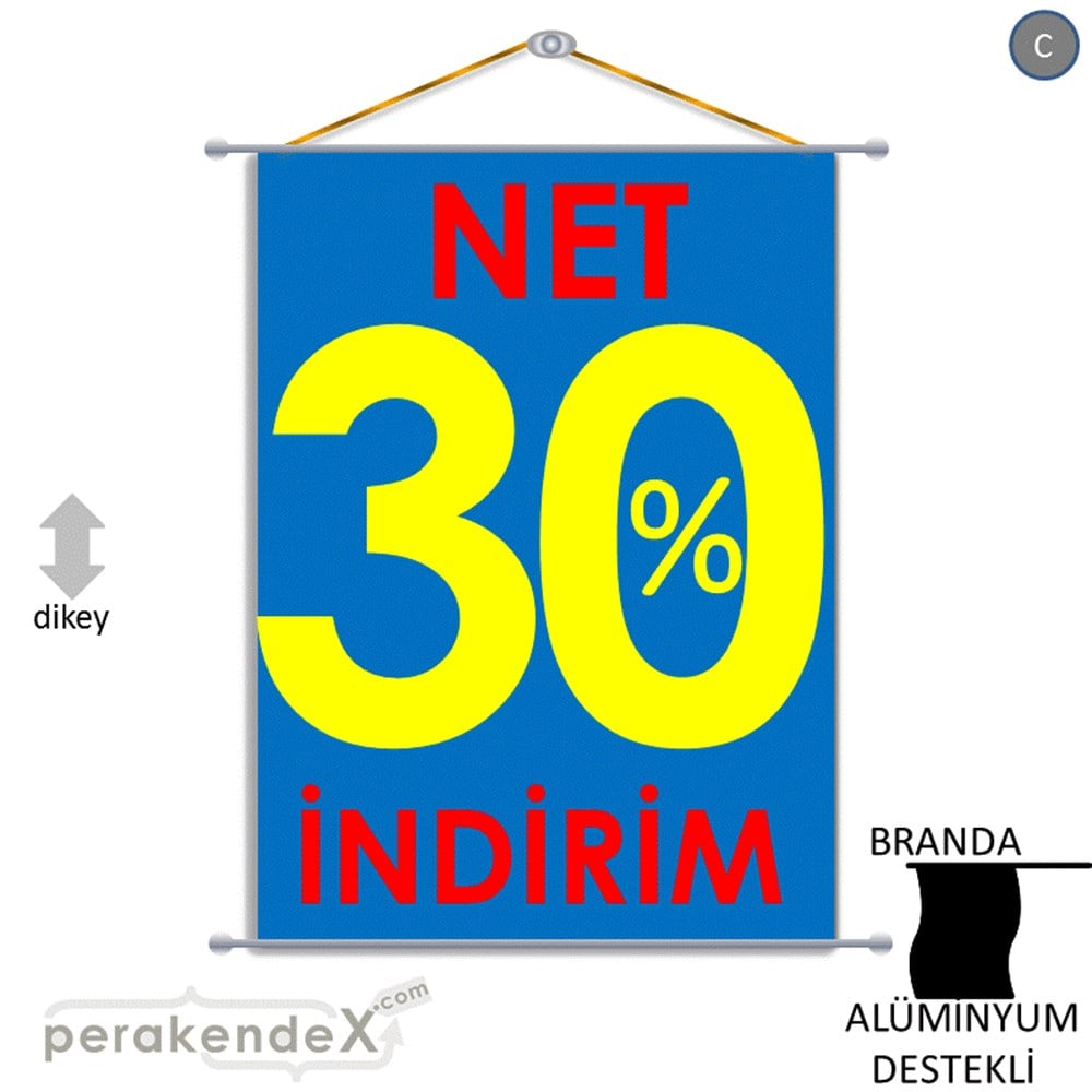Net İndirim %30 BRANDA POSTER,  AFİŞ -dikdörtgen,tek yön baskı