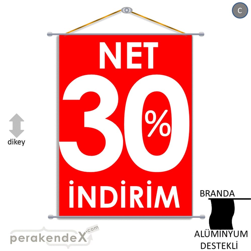 Net İndirim %30 BRANDA POSTER,  AFİŞ -dikdörtgen,tek yön baskı
