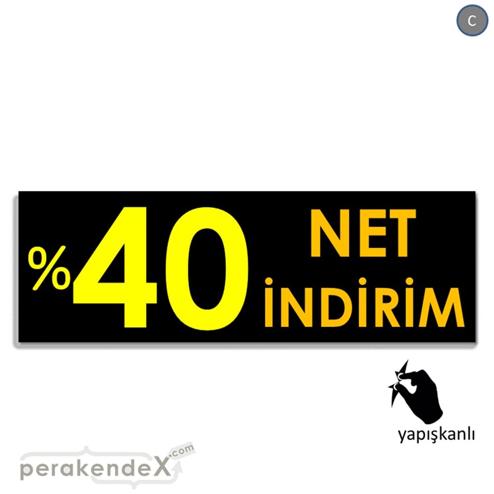 Net İndirim %40 VİTRİN, CAM FOLYO,  VİNİL (BANNER) -dikdörtgen,tek yön baskı
