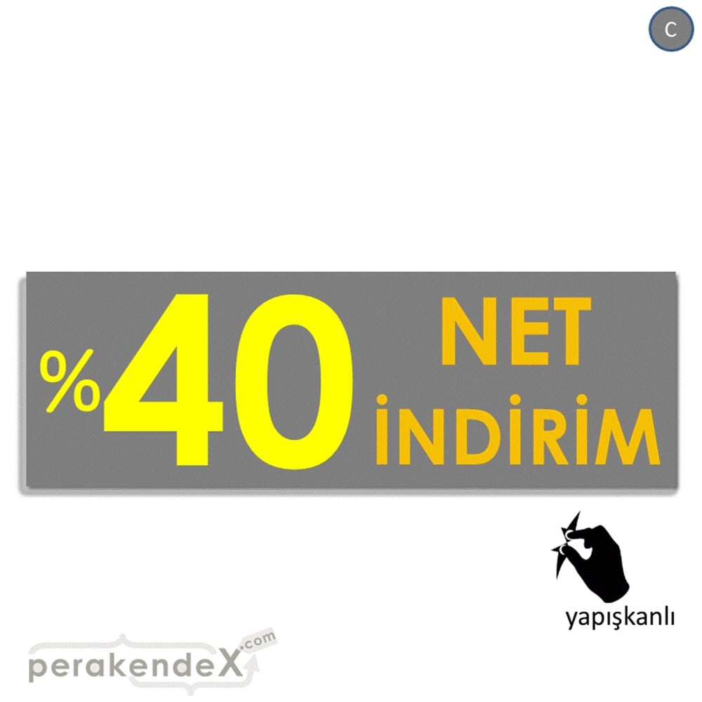 Net İndirim %40 VİTRİN, CAM FOLYO,  VİNİL (BANNER) -dikdörtgen,tek yön baskı