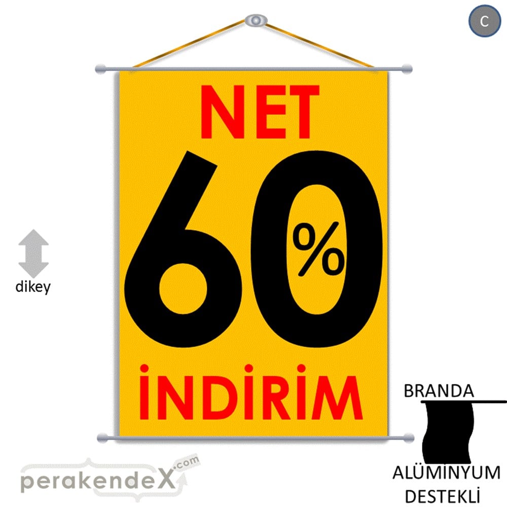 Net İndirim %60 BRANDA POSTER,  AFİŞ -dikdörtgen,tek yön baskı