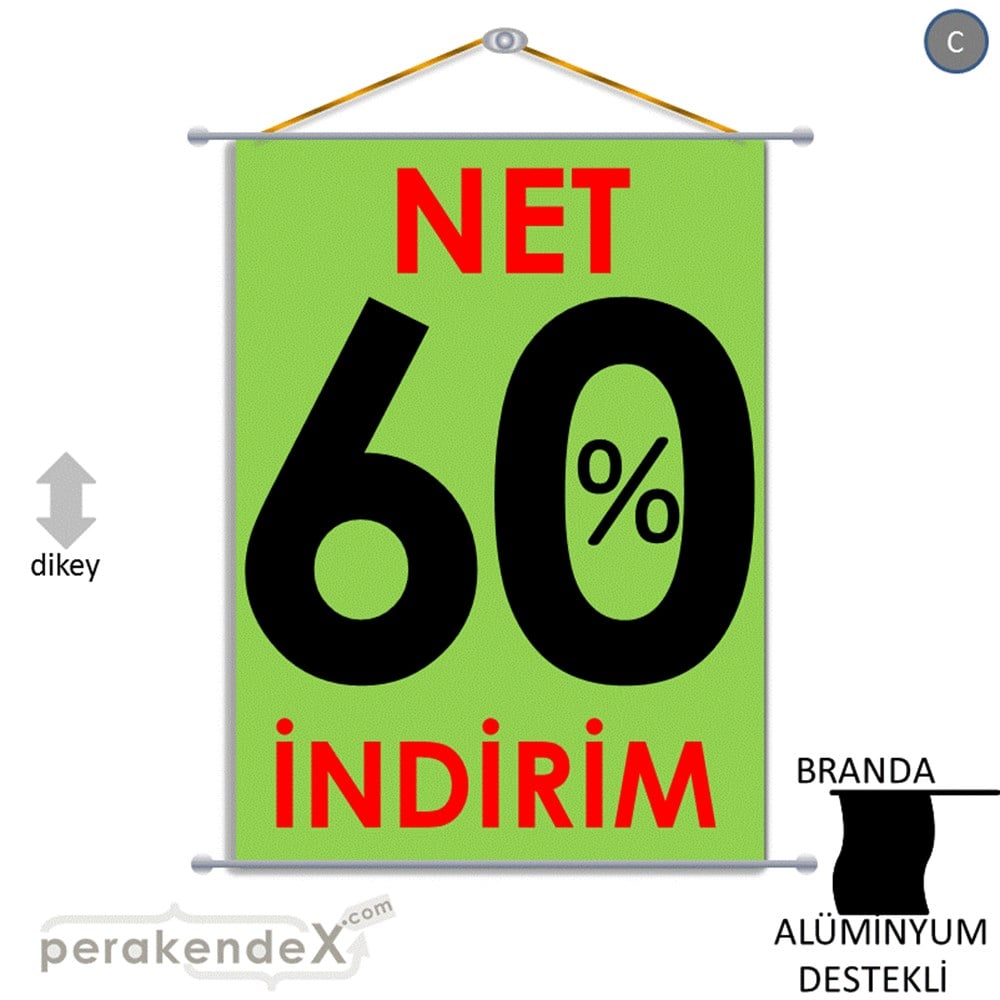 Net İndirim %60 BRANDA POSTER,  AFİŞ -dikdörtgen,tek yön baskı