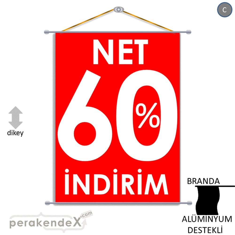 Net İndirim %60 BRANDA POSTER,  AFİŞ -dikdörtgen,tek yön baskı