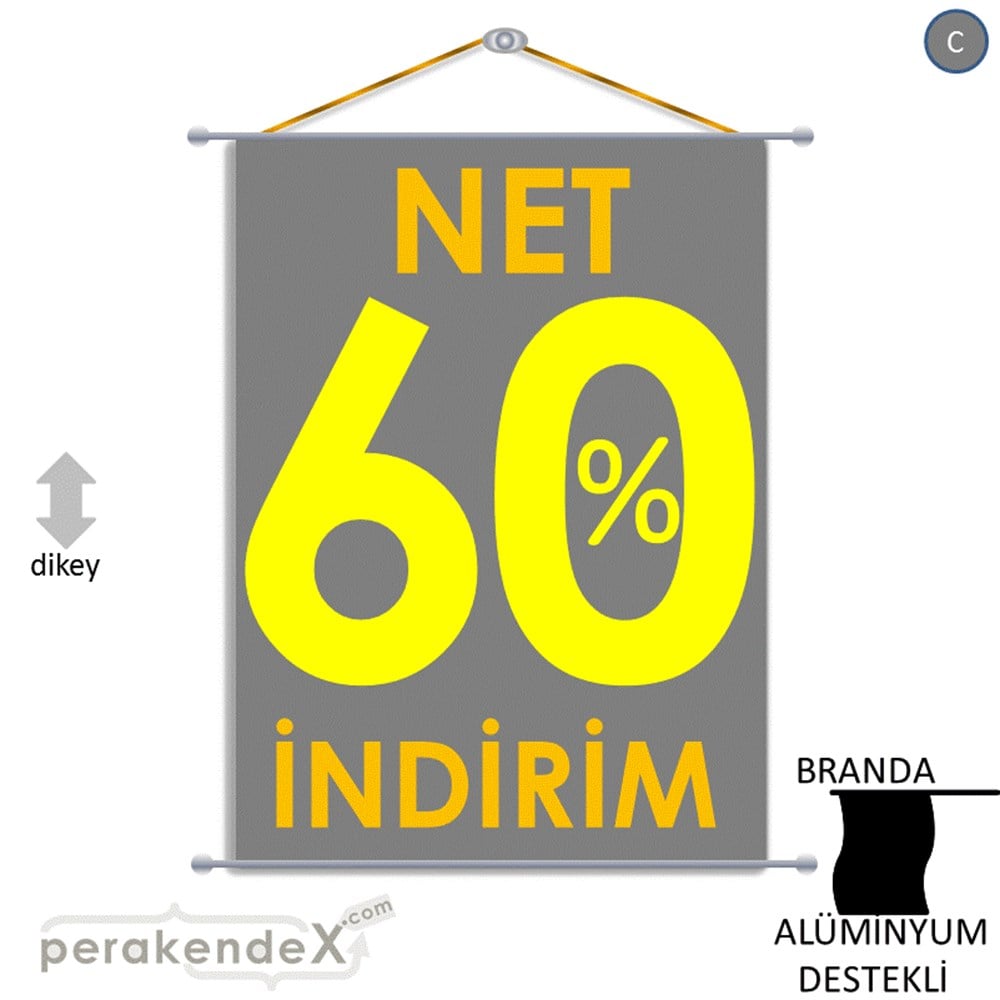Net İndirim %60 BRANDA POSTER,  AFİŞ -dikdörtgen,tek yön baskı