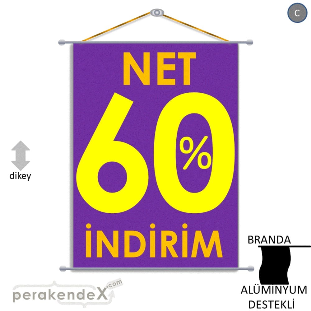 Net İndirim %60 BRANDA POSTER,  AFİŞ -dikdörtgen,tek yön baskı