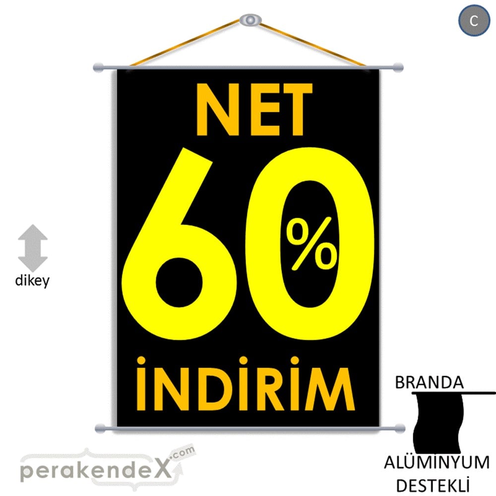 Net İndirim %60 BRANDA POSTER,  AFİŞ -dikdörtgen,tek yön baskı