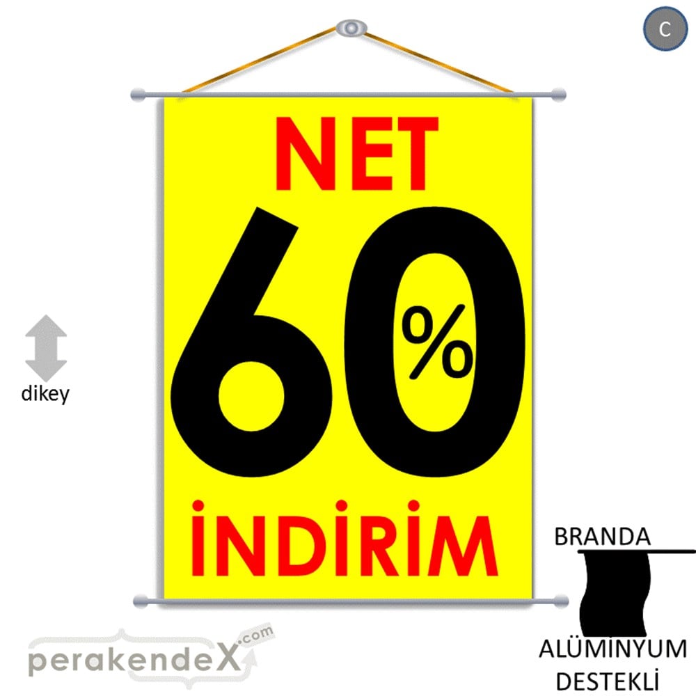 Net İndirim %60 BRANDA POSTER,  AFİŞ -dikdörtgen,tek yön baskı