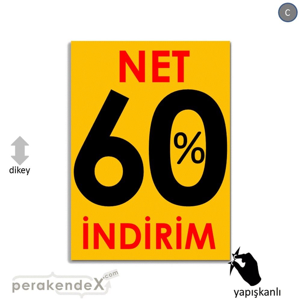 Net İndirim %60 VİTRİN - CAM FOLYO,  VİNİL -dikdörtgen,tek yön baskı
