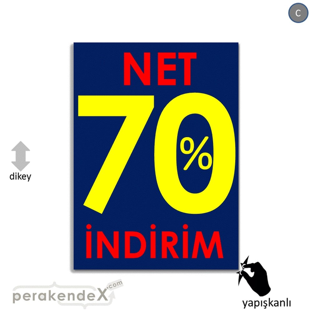 Net İndirim %70 VİTRİN - CAM FOLYO,  VİNİL -dikdörtgen,tek yön baskı