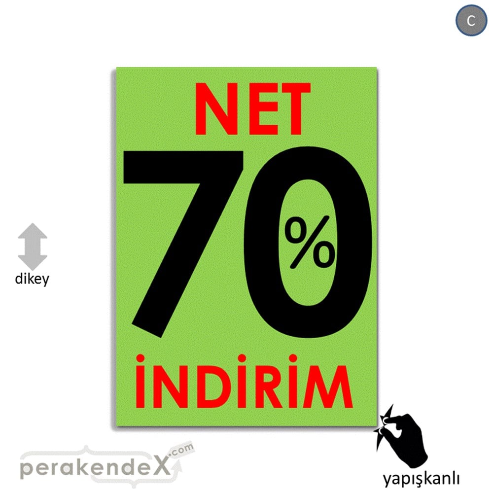 Net İndirim %70 VİTRİN - CAM FOLYO,  VİNİL -dikdörtgen,tek yön baskı