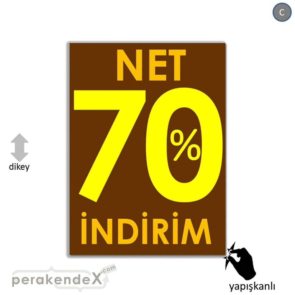 Net İndirim %70 VİTRİN - CAM FOLYO,  VİNİL -dikdörtgen,tek yön baskı