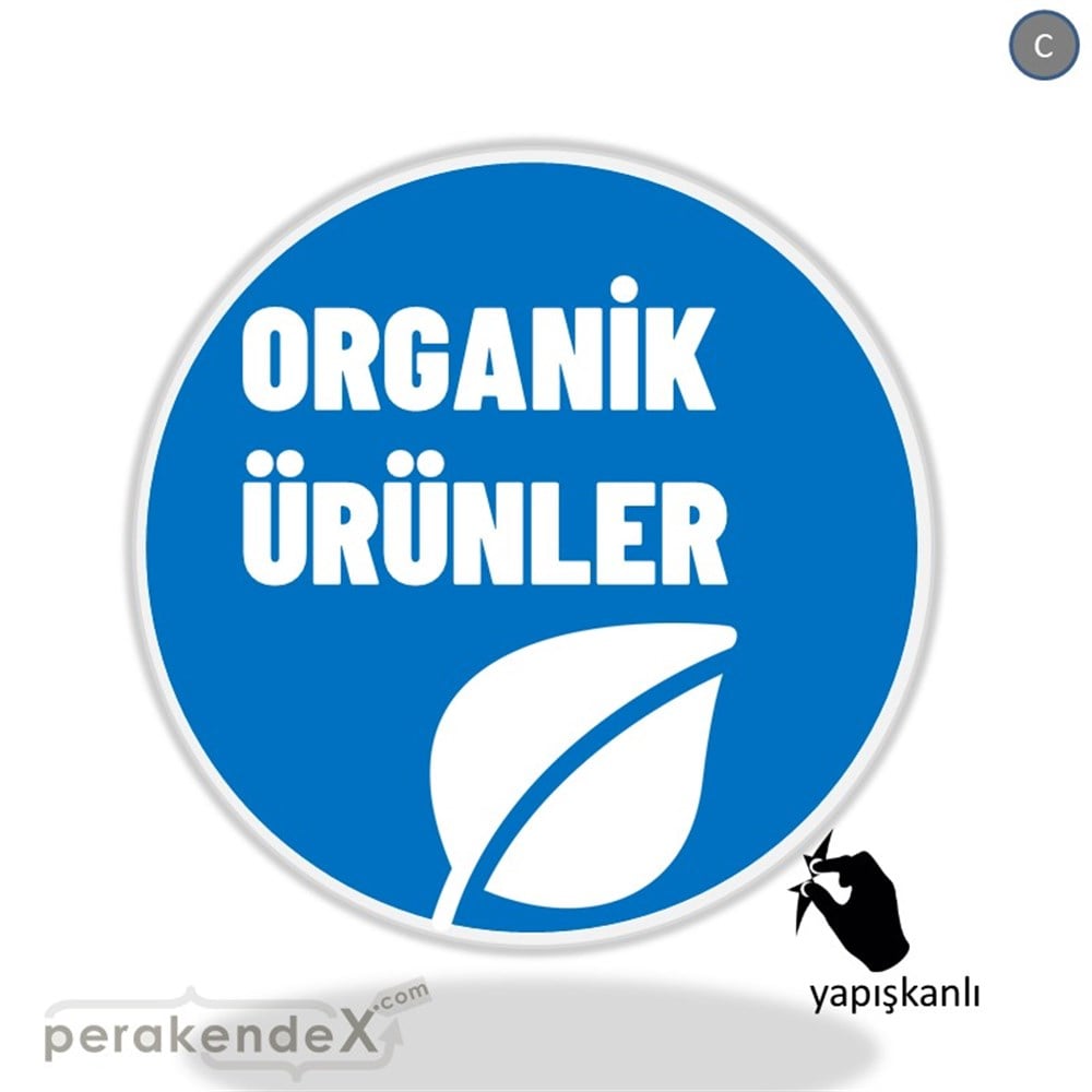 Organik Ürün Çeşitleri VİTRİN - CAM FOLYO,  VİNİL -oval,tek yön baskıvitrin - cam folyo,  vinil