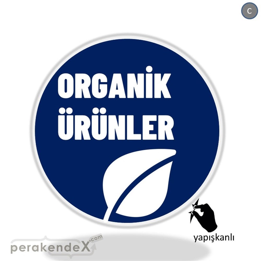 Organik Ürün Çeşitleri VİTRİN - CAM FOLYO,  VİNİL -oval,tek yön baskıvitrin - cam folyo,  vinil