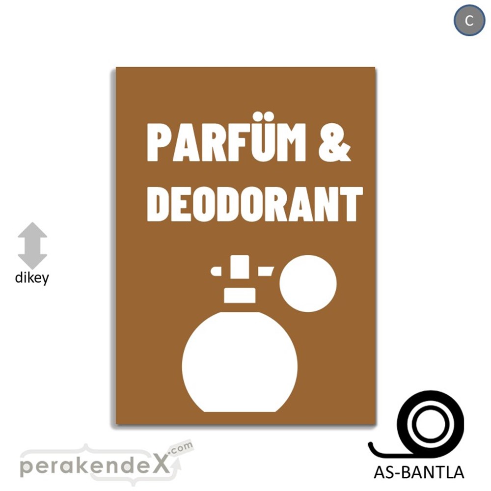 Parfüm Deodorant Çeşitleri KAĞIT POSTER,  AFİŞ -dikdörtgen,tek yön baskıkağıt poster,  afiş