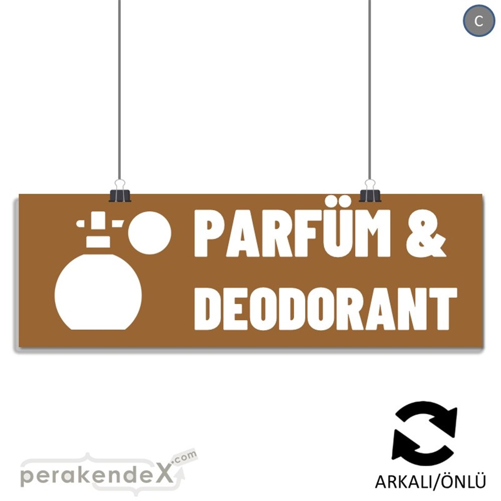 Parfüm Deodorant Çeşitleri SERT PLASTİK POSTER,  AFİŞ (BANNER) -dikdörtgen,çift yön baskısert plastik poster,  afiş
