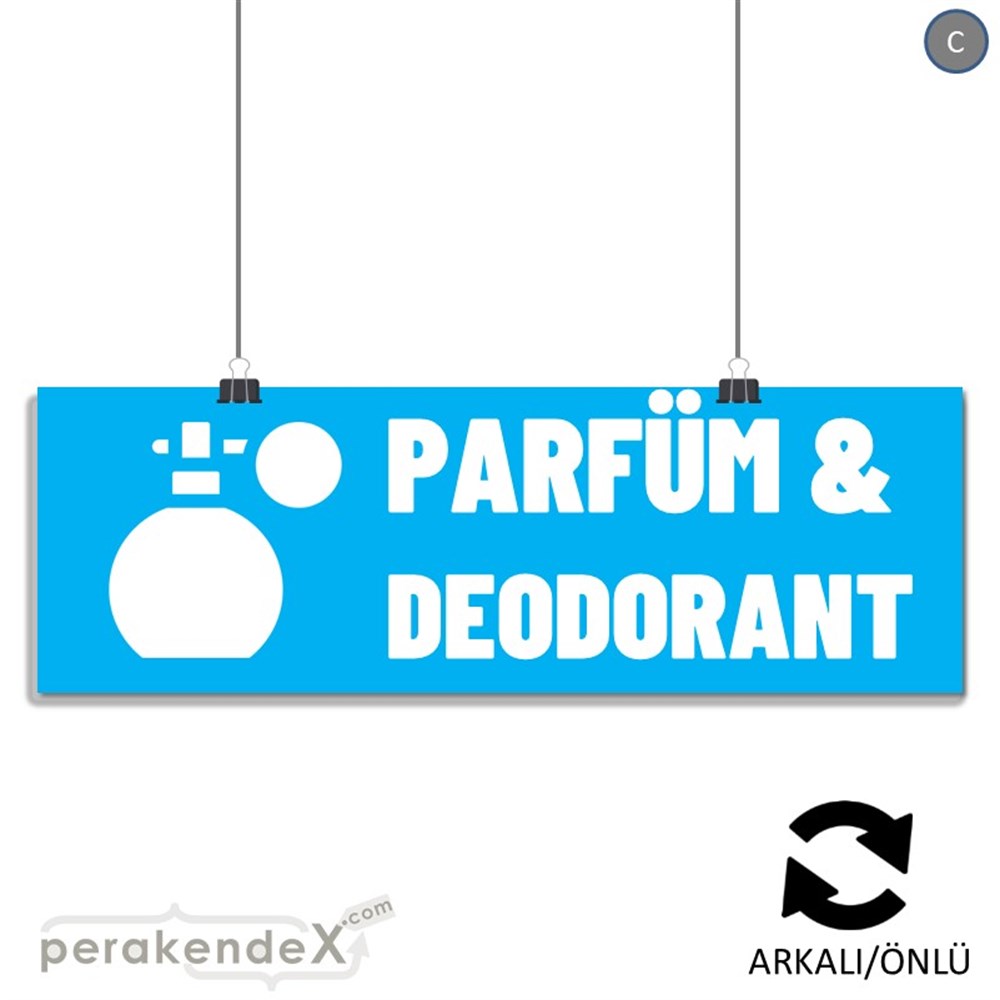 Parfüm Deodorant Çeşitleri SERT PLASTİK POSTER,  AFİŞ (BANNER) -dikdörtgen,çift yön baskısert plastik poster,  afiş