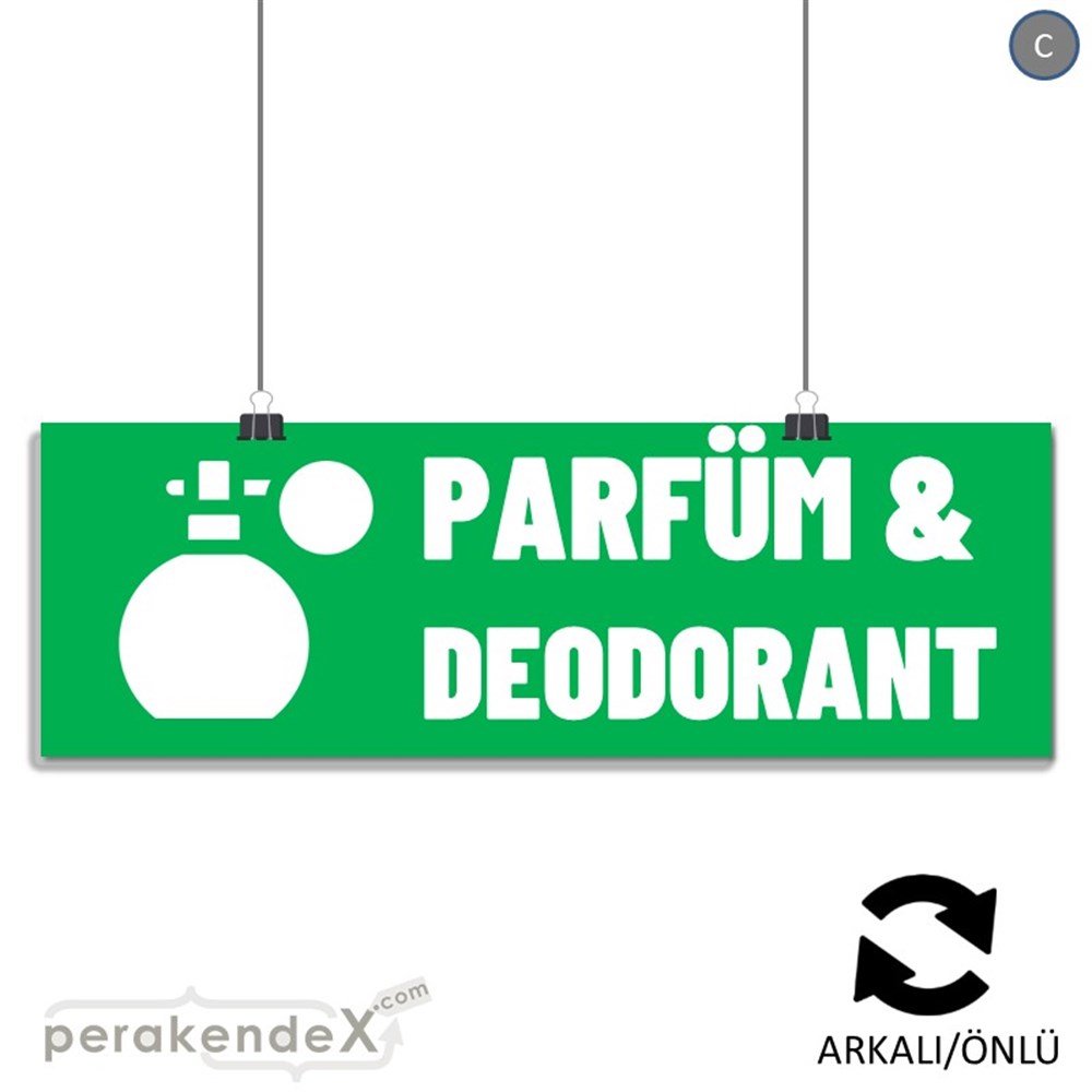 Parfüm Deodorant Çeşitleri SERT PLASTİK POSTER,  AFİŞ (BANNER) -dikdörtgen,çift yön baskısert plastik poster,  afiş