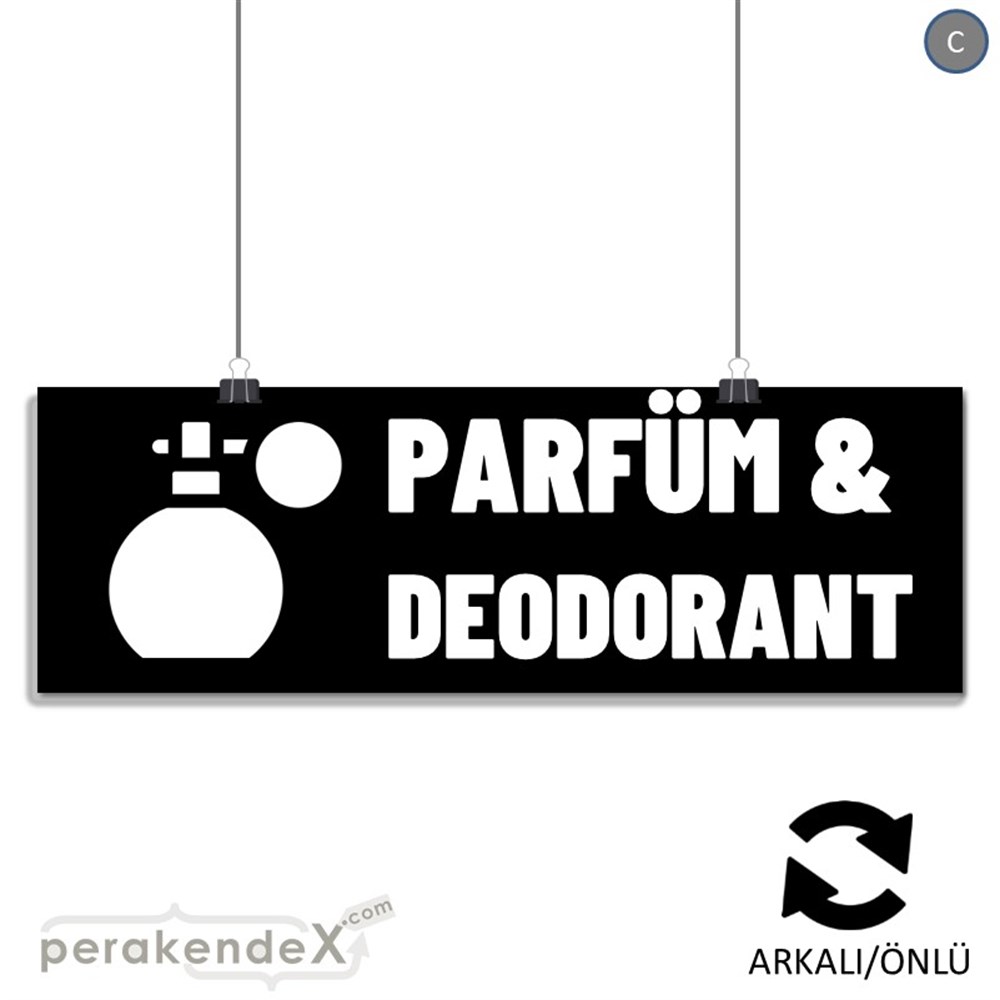 Parfüm Deodorant Çeşitleri SERT PLASTİK POSTER,  AFİŞ (BANNER) -dikdörtgen,çift yön baskısert plastik poster,  afiş